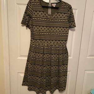 Lularoe Amelia Aztec print dress 3xl